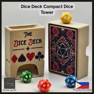 Dice Deck Compact Dice Tower | Portable Dice Roller for RPG & Board Games