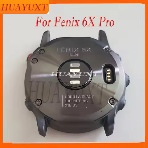 Back Cover Case for Garmin Fenix 6x pro, solar, Sapphire multisport GPS watch Back Case Repair repla