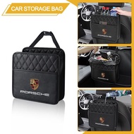 Seat Back Storage Pocket Suspension Car Storage Bag Multi-function For Porsche Boxster Cayenne Panam