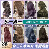 Hair Dye Black Natural Plant Black Tea Color Hair Dye Cream Yourself Hair Dye for Women Men Non-Irrr