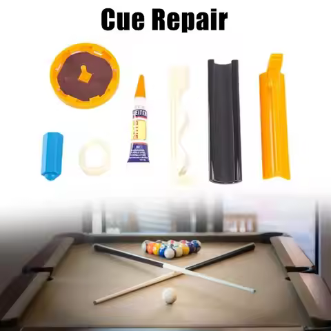 P88E Billiard Pool Cue Repair Set Maintenance Tools For Home And Club Maintenance