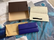 Louis Vuitton Lv Sarah nm2 EPI wallet 紫色長銀包