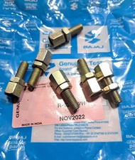 Nepel Stelan Nepel kabel Rem tangan Bajaj OE/RE RE175 RE205 Ukuran Baut Nepel Kunci 11 BAJAJ RODA