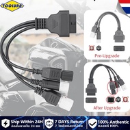 Code Reader Cable OBD2 Connector Motorcycle Diagnostics OBD2 Suitable For And For.