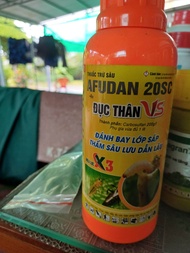 AFUDAN 20SC ĐỤC THÂN  VS bọ trĩ  chai 450ml dạng sữa không nóng lúa thấm sâu lưu dẫn lâu