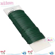ZLION Floral Paddle Wire, 22 Gauge Flexible Florist Green Wire, DIY Ribbon Making Floral Arrangement