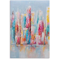 Abstract Canvas Wall Art Minimalist Painting，colorful Contemporary Modern Wall Decor For Living Room