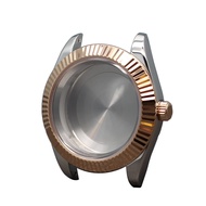LZA  36mm 40mm Silver Rose Gold Ms. Watche Case For Day Date Seiko NH35 NH36 NH38 4R36 Miyota 8215 8