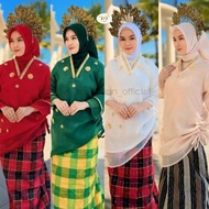 Baju Bodo Organza Adat Bugis Asli Moderen