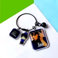 JAY Chou JAY JAY Keychain Acrylic Schoolbag Support Fan Sunny Day Lyrics Album Collection Small Bell