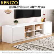 KENZZO: ชั้นวางทีวี ตู้ทีวี สไตล์ Minimal เรียบหรู เหมาะสำหรับห้องนั่งเล่น Orlando TV Cabinet