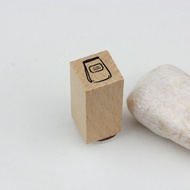 SUPA LUNA Rubber Stamp (XS) Coffee Bean