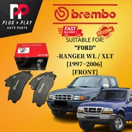 BREMBO FORD RANGER WL / XLT [1997~2006] FRONT ( DEPAN ) BRAKE PAD ORGINAL READY STOCK