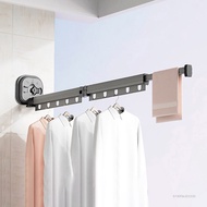 Suction Cup Folding Clothing Rack Retractable Clothing Drying Shelf for Drying Towels Baby Clothes B