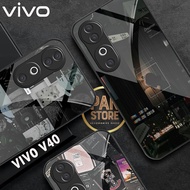 Softcase Glass Case Vivo V40 2024 Latest Vivo V40 Mobile Phone Case - Mobile Phone Protector - Mobil