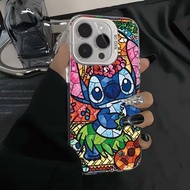 Stitch 热舞,彩银手机壳,iPhone 17 17Pro 17ProMax Air 11 16 15 14 13 12 Pro Max Plus