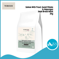 Vorous Recipe Salmon With Trout, Sweet Potato &amp; Asparagus Small Breed Adult Dry Dog Food 2kg