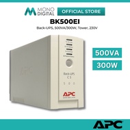 APC UPS BK500EI 500VA, 300W, 230V BACK-UPS CS WITH BATTERY BACKUP, 4 IEC OUTLETS AVR *UNINTERRUPTIBL