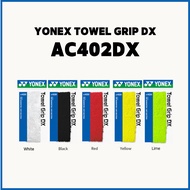 Yonex AC402DX Towel Grip – Serap Peluh, 100% Cotton, 5 Warna | Badminton & Tennis Overgrip