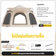Habitat Camp เต็นท์หกเหลี่ยม พกพาสะดวก ไม่ต้องติดตั้ง 5-8 คน เหมาะสำหรับตั้งแคมป์กลางแจ้ง เพิ่มความส