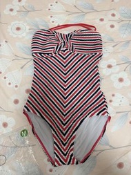 Sunseeker 條紋連身泳衣 M 碼(全新)