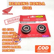 Bearing Laher 6302 Klaher Lahar Original Honda Karisma Revo 100 Megapro Primus CB 150R CBR 150R Soni