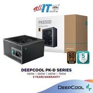DeepCool PK450D (450W) / PK550D (550W) / PK650D (650W) / PK750W (750W) Power Supply (PSU) | 80PLUS B