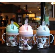 Viral 280ML Children's Drinking Bottle - Animal Character Baby Water Bottle - Toddler Training Cup B