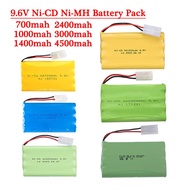 9.6V NiCD NiMH Battery Pack For Huanqi 520 618 627 9.6V 700/1000/1400/1800/2400/3000/4500mAh For RC 