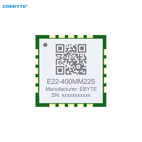 SX1268 LoRa Module 433MHz CDEBYTE E22-400MM22S Ultra-Small Size 21.5dBm 7KM SMD RF Transceiver Modul