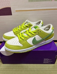 原裝有盒Nike Dunk SB Green Apple 青蘋果潮流復古耐磨 低幫板鞋 男女同款 綠色