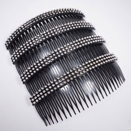 MATA [DEASHOP] BEAUTIFUL, DURABLE AND STRONG PEARL EYE HAIR COMB - FRINGE HAIR CLIPS