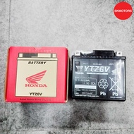 แบตเตอรี่ HONDA YTZ6V ขนาด 6 แอมป์ 12 โวลต์ รหัส 31500-KWN-902 สำหรับรถรุ่น ZOOMER-X SCOOPY-IPCX150-
