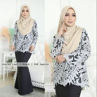 kurung azalea leaf lace