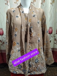 atasan wanita baju tradisional kebaya kutu baru nenek jaman dulu lengan panjang bahan sifon motif te