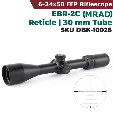 Original V*RT*X Optics D**M*NDB*CK Tactical 6-24X50 First Focal Plane(FFP) Riflescopes EBR-2C(MRAD) 