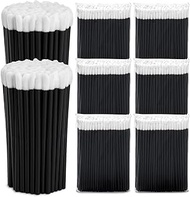 600pcs Disposable Lip Applicators, Lipstick Brushes & Lip Wands - Black & Pink 3.6 Inch Hygienic Mak