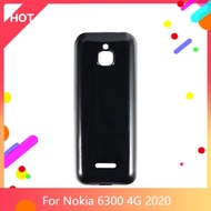 6300 4G 2020 Casing Soft Silicone TPU Back Cover Black Case Nokia 6300 4G 2020