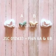 Clay cookie cutter mini FISH 6A & 6B