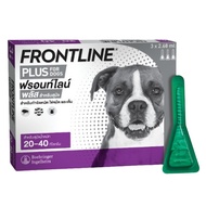 Frontline Plus ยาหยดกำจัดเห็บหมัด สำหรับสุนัข 1 กล่อง/หลอด