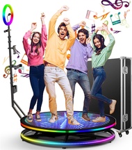 360 Photo Booth Machine for Parties with Ring Light Stand on Remote Control Automatic Slow Motion 36
