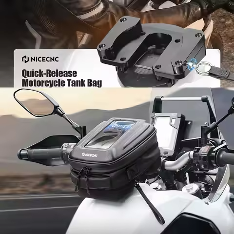 For Yamaha Tenere 700 T700 2019-2024 6L Tank Bag Push-Pull Quick-Release System Waterproof With TPU 