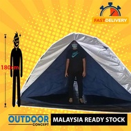 Khemah Camping Bazoongi Dome Tent 4 Person 6 Person 8 Person Waterproof Kemah