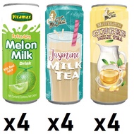 MR TEA X 4Cans/ Jasmine Milk Tea/Melon Flavoured Milk/Ginger Milk Tea/Teh Susu Melati/Susu Perisa Me