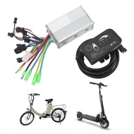 Newlanrode Bike Controller Display Panel Set Aluminum Alloy ABS Electric Brushless Kit for Scooters