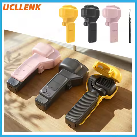 Sunnylife for DJI Osmo Pocket 4P Gimbal & Screen Protective Cover Quick-Release Flip Hard Case Prote