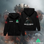 Cotton T-Shirt 2026 GARENA DELTA FORCE CHILDRENS ZIPPER HOODIE JACKET-FREE NICKNAME PRINTING