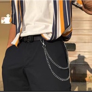 2-LAYER Men's Pants Chain, Korean PUNK HIP HOP STYLE Men's Pants Accessories