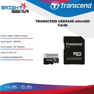 TRANSCEND USD340S MicroSD Card - 64GB/128GB/256GB/512GB