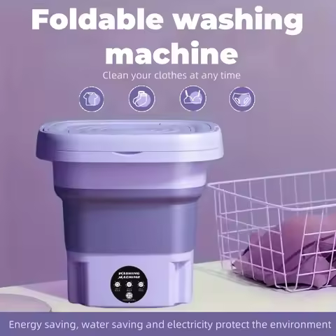 Retractable folding small washing machine portable home dormitory fully automatic underwear pantyhos